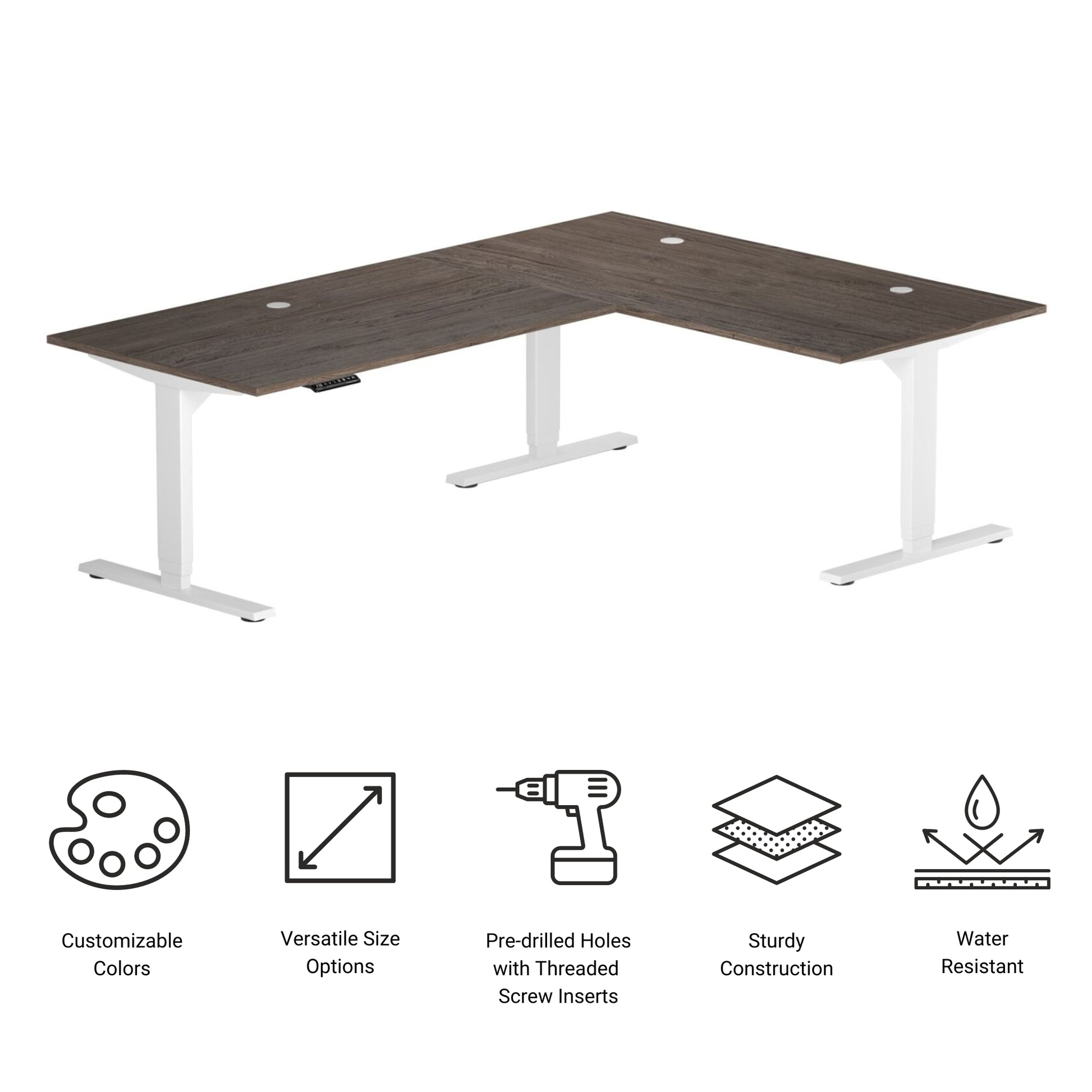 Corner Ryzer Standing Desk tabletop