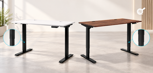 Standing Desk Frames: 2-Stage vs 3-Stage Legs