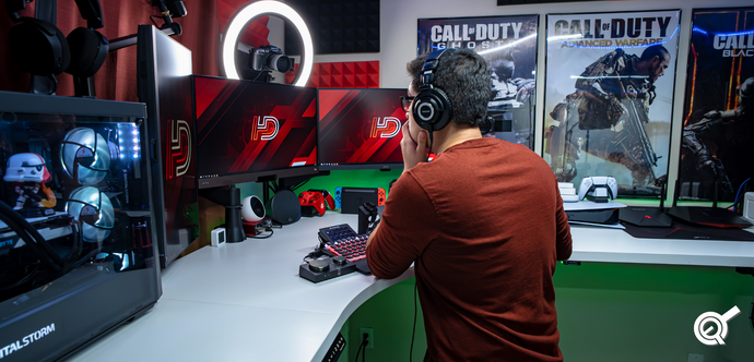 The Corner Ryzer - Perfect L-Shaped Gaming Desk