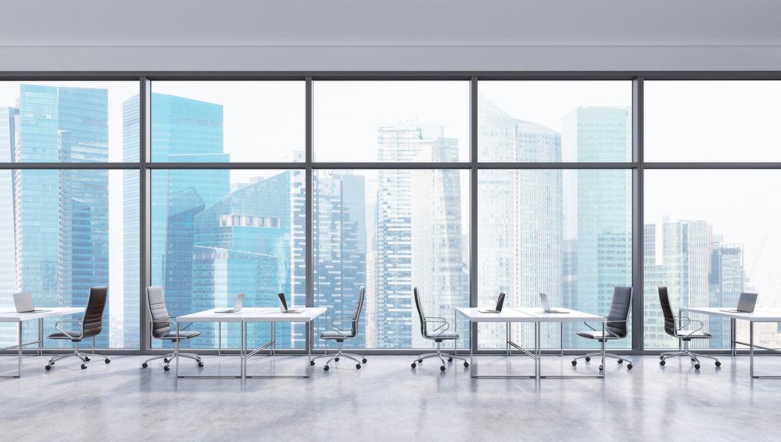 Image of an office in the skyscraper