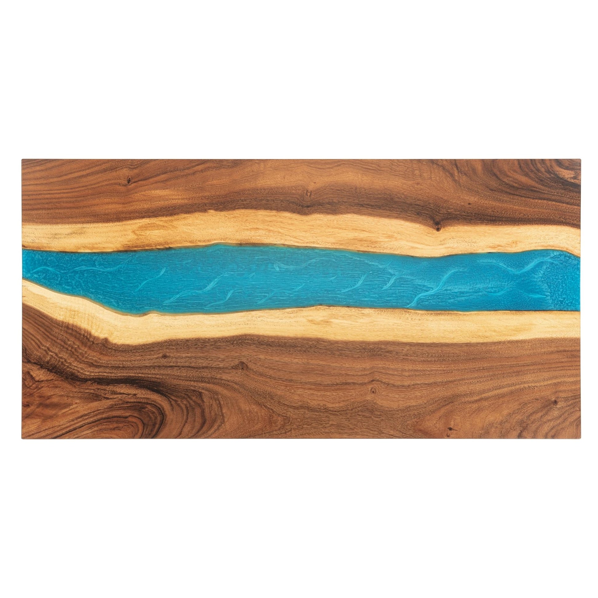 Epoxy Resin Tabletops - Blue Walnut – Progressive Desk