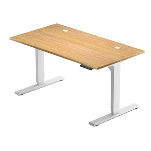 table top with two bushing grommet cutouts