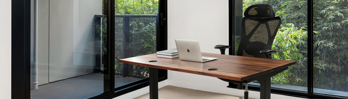 <p>Natural Wood Tabletops for Standing Desks</p>