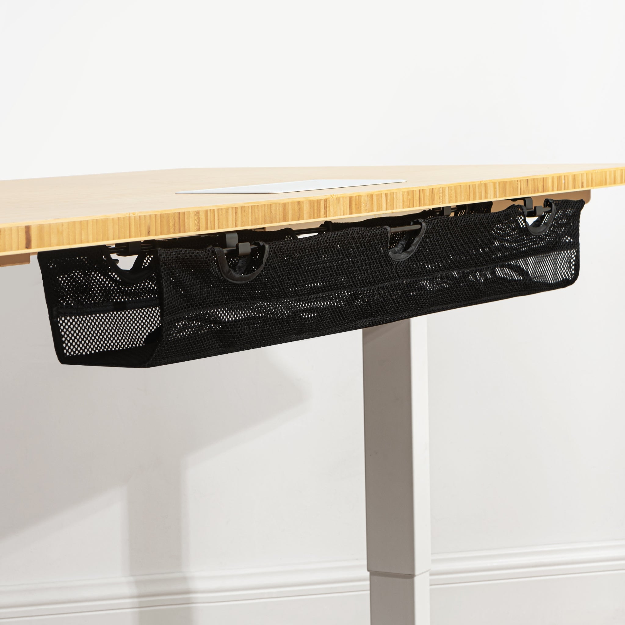 Mesh Id Computer Desk Under-Desk Mesh Cable Management Organizer – Progressive Desk