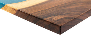 Blue Walnut Epoxy Table Top