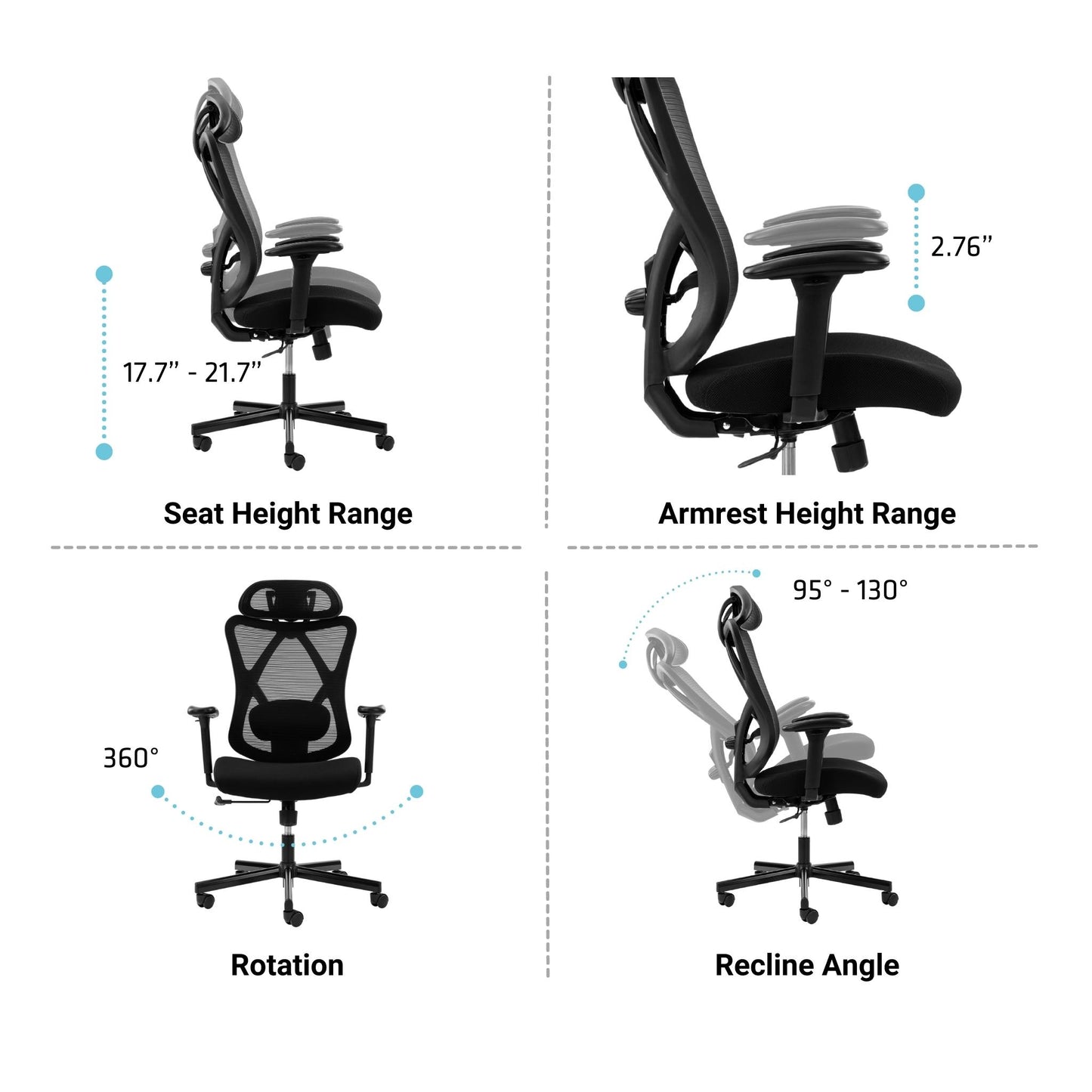 Apex Glyder Chair Infographics #1