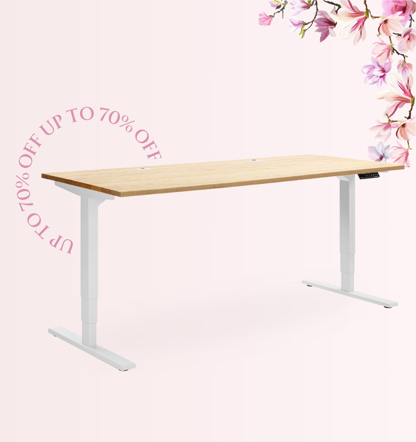 Desk height adjustment blocks discount