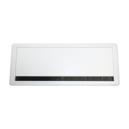 Aluminum Tabletop Grommet w/ Soft Close white
