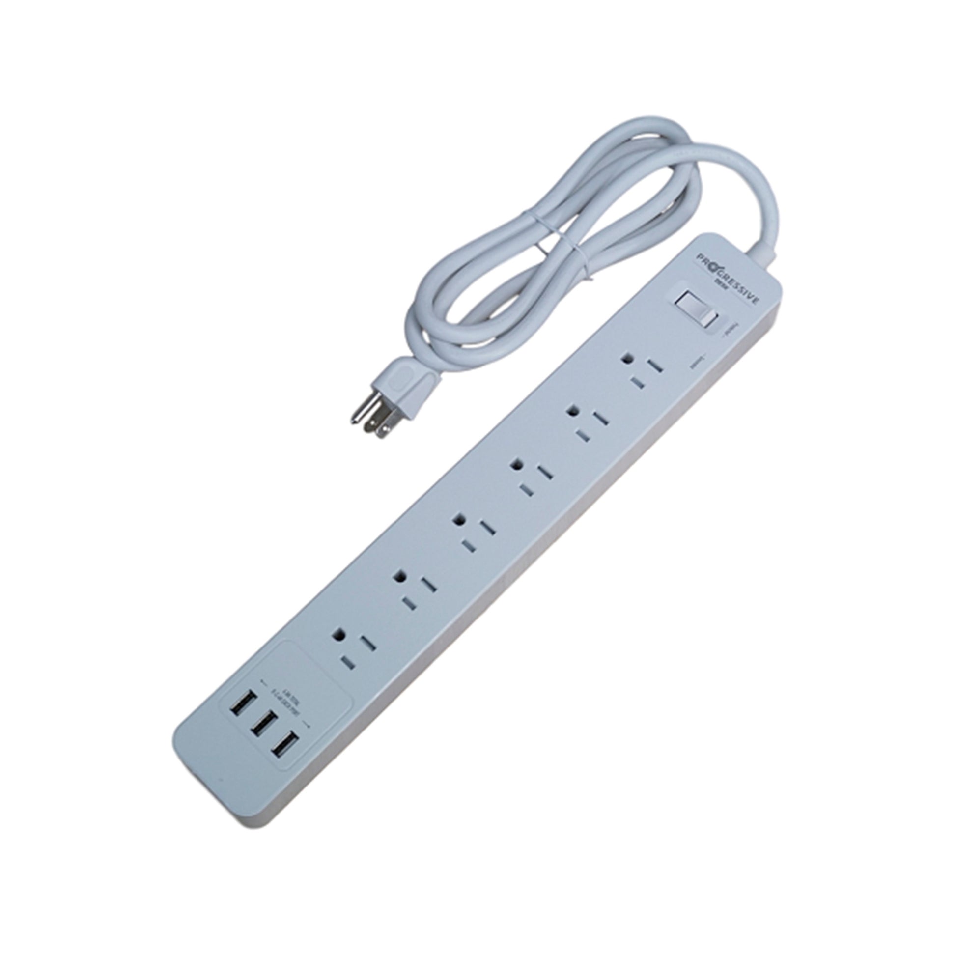 6 Plug Power Bar w/ USB Ports and Under Desk Mounting #2