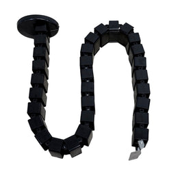 Heavy-Duty Adjustable Cable Management Snake - Various Colors