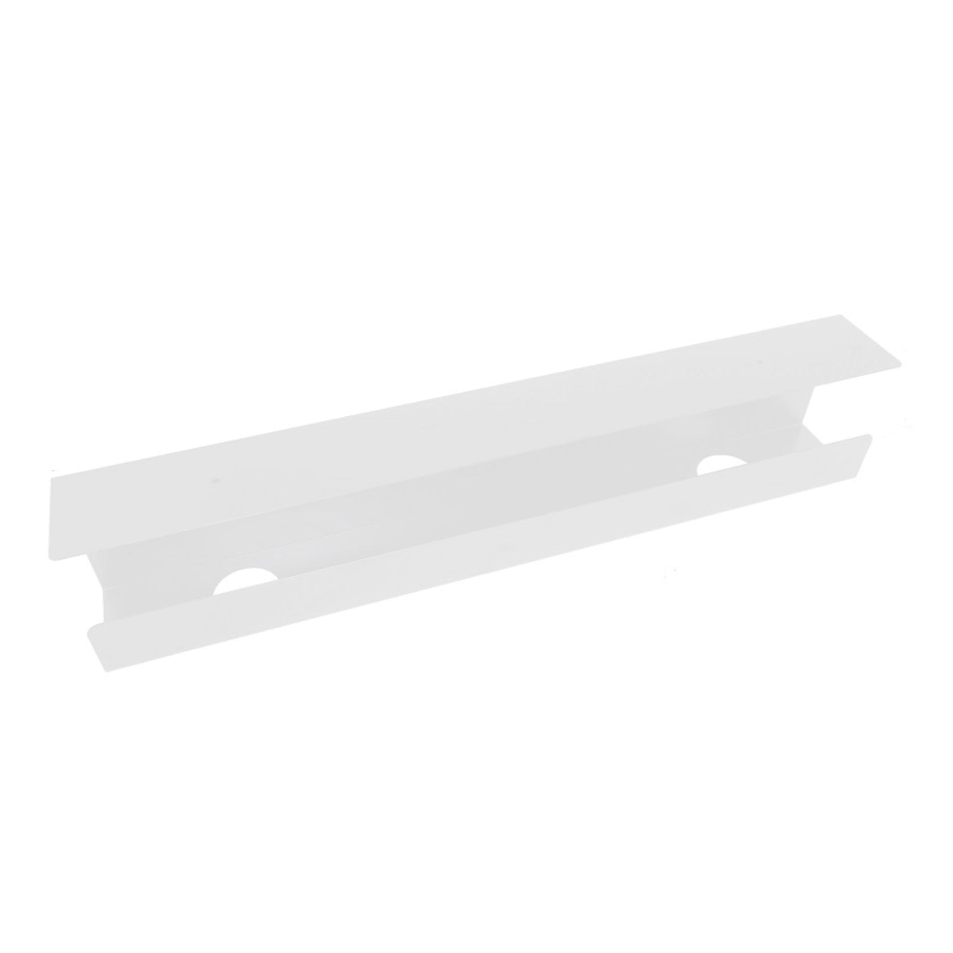 Under Desk Cable Tray Organizer 1 White