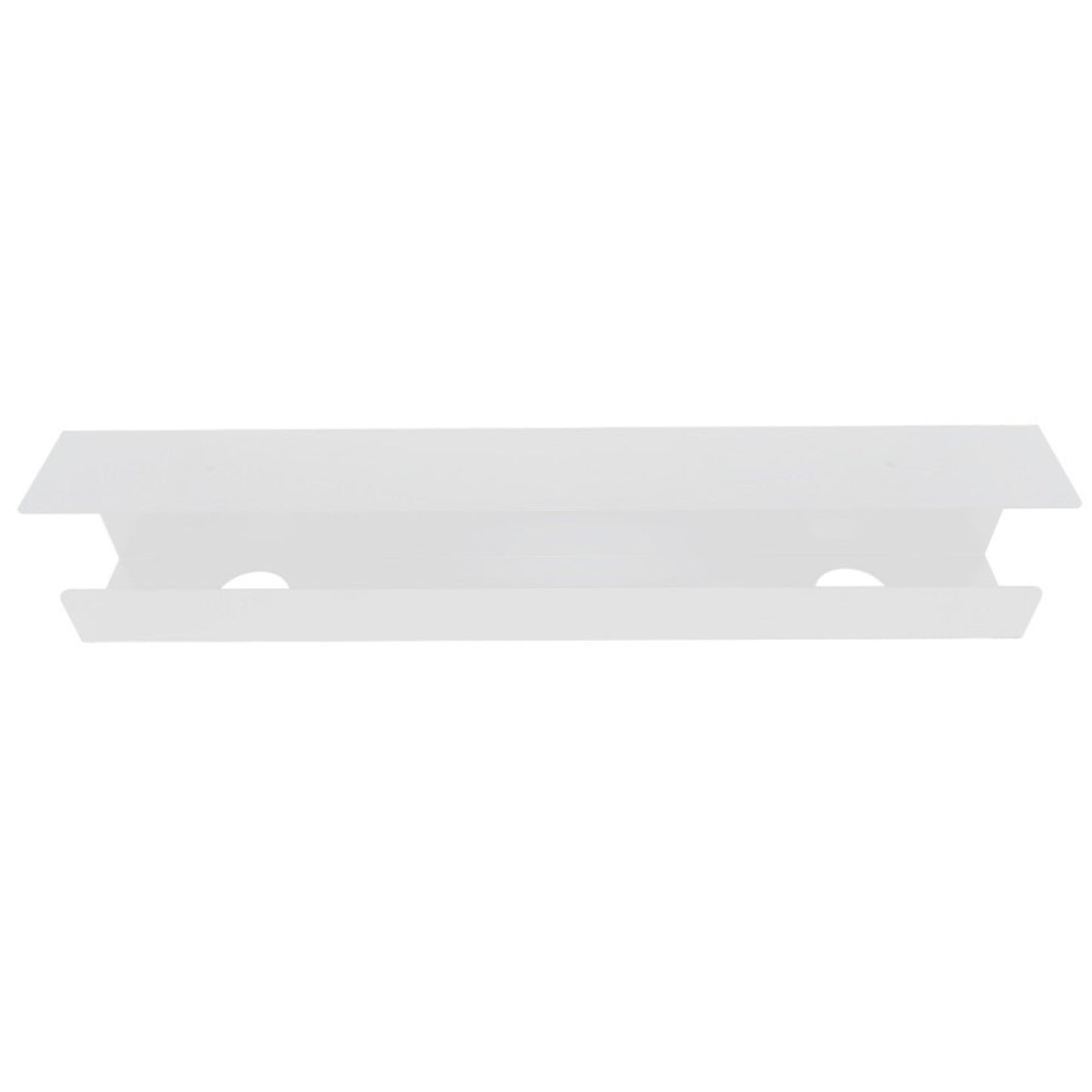 Under Desk Cable Tray Organizer 2 White