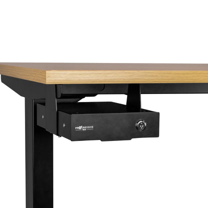 Compact Under Desk Drawer with Locking DS-02 Black