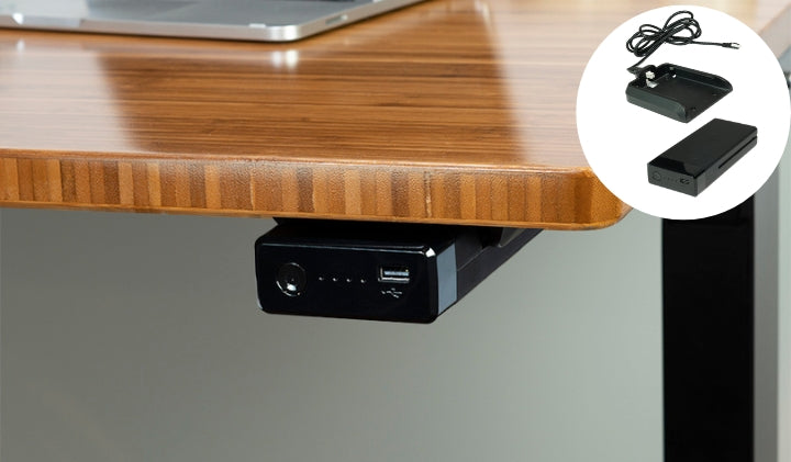 Desk Power Rack Effective Power Solutions: Desk Clamp Power Bars, Standing Desk Battery ...