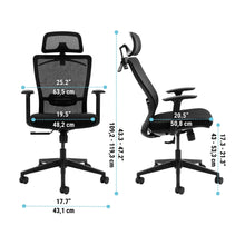 Load image into Gallery viewer, Ergo Glyder Chair Infographics #6