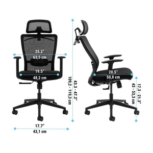 Ergo Glyder Chair Infographics #6