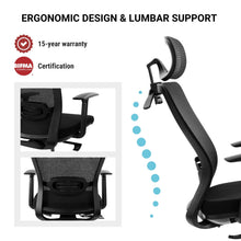 Load image into Gallery viewer, Ergo Glyder Chair Infographics #2