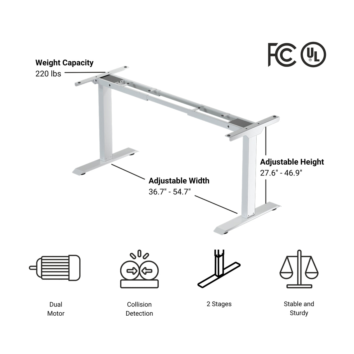 Prime Ryzer Standing Desk 55