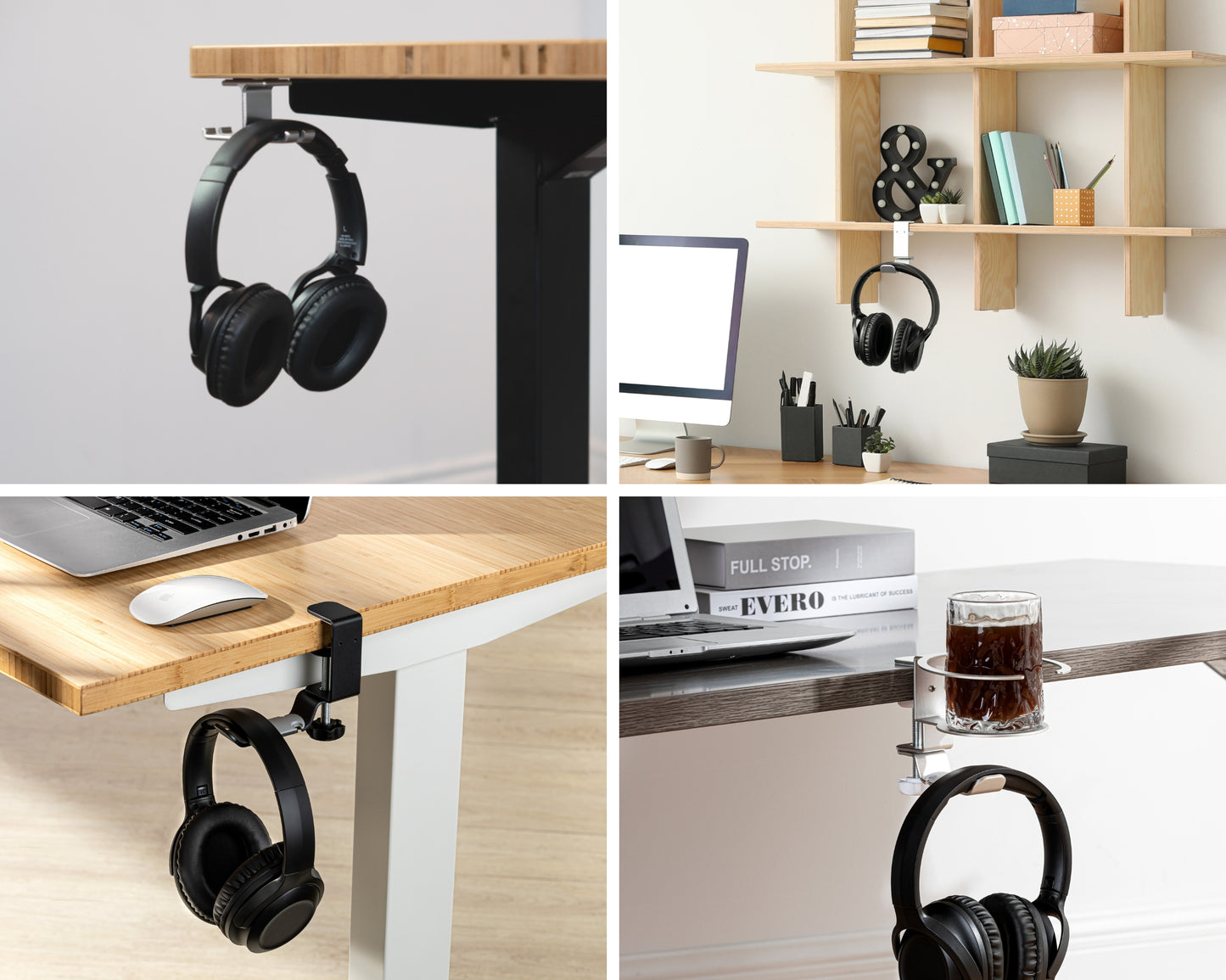 Headphone Hook COSDIG RGB Gaming Headphone Stand For Desk, Headset