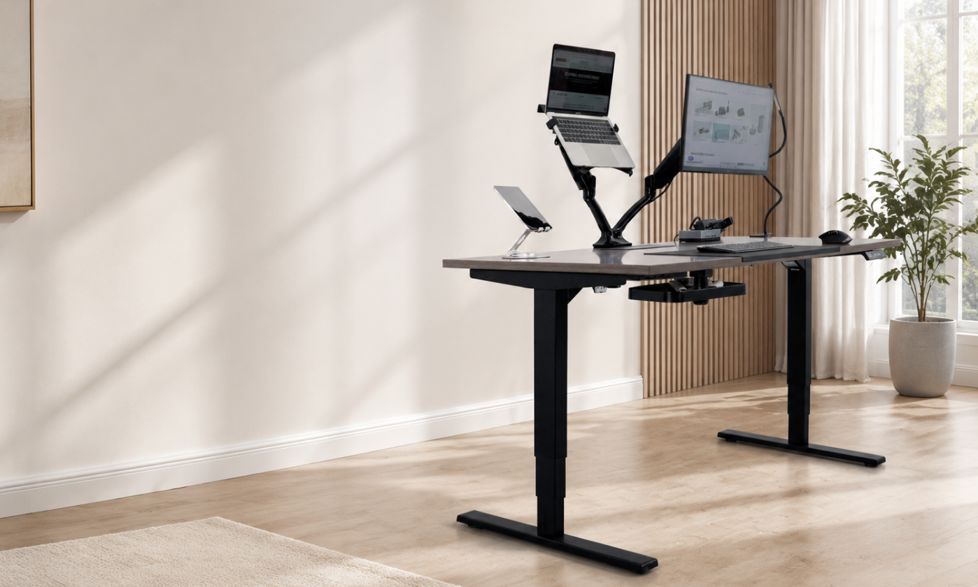 <p>Build your setup and save up to 10% on the whole order, desk included.</p>