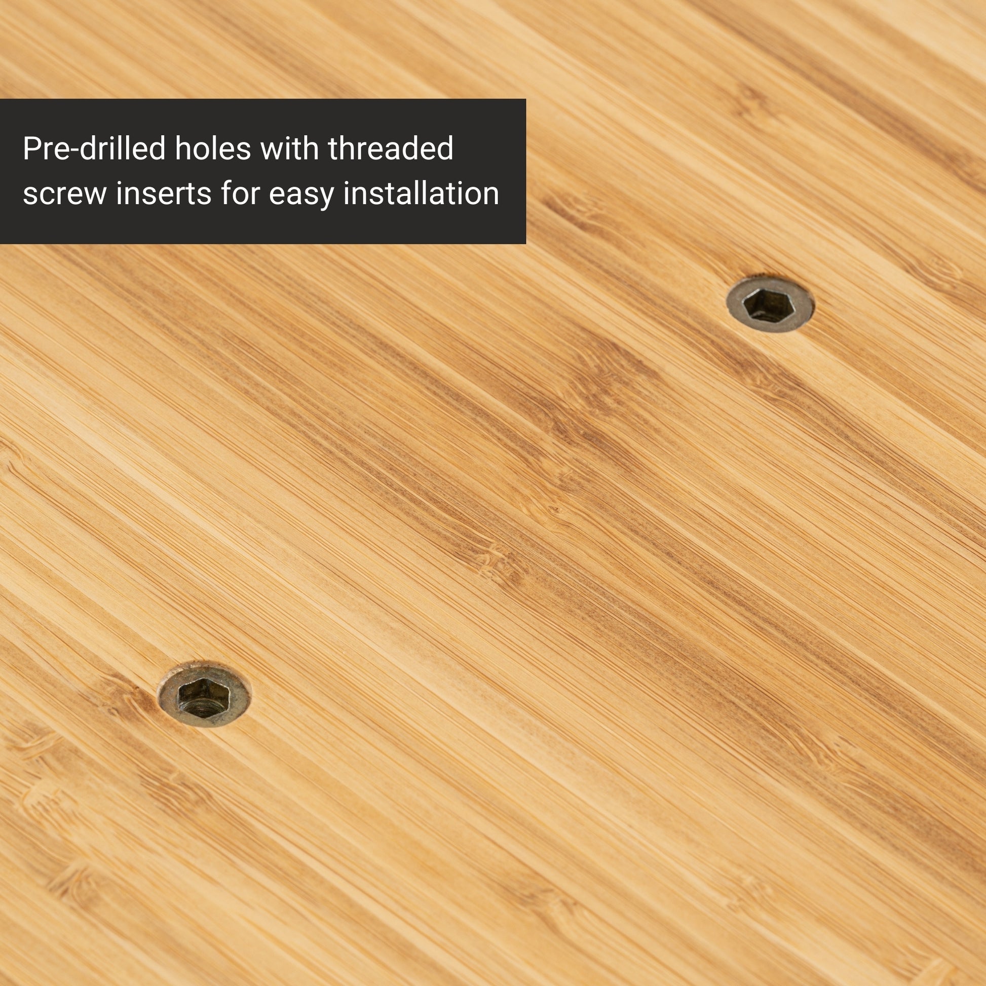 Wooden board with curved notch on bottom edge, light bamboo-like finish