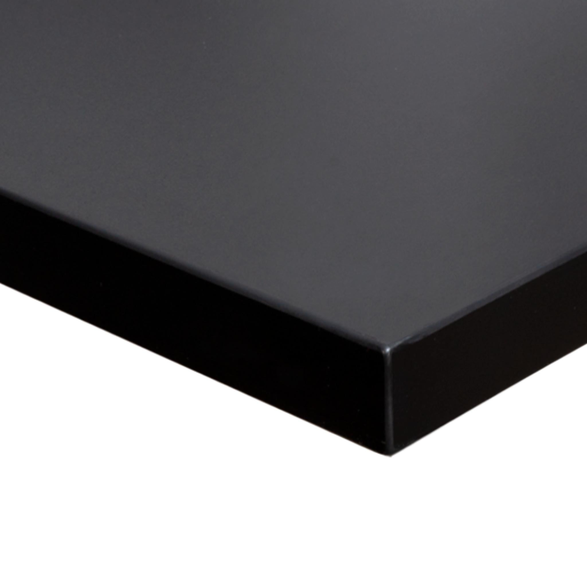 Pure Black Table Top for Desk – Progressive Desk
