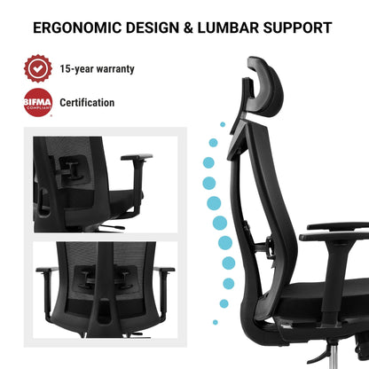 Pro Glyder Chair Infographics #1