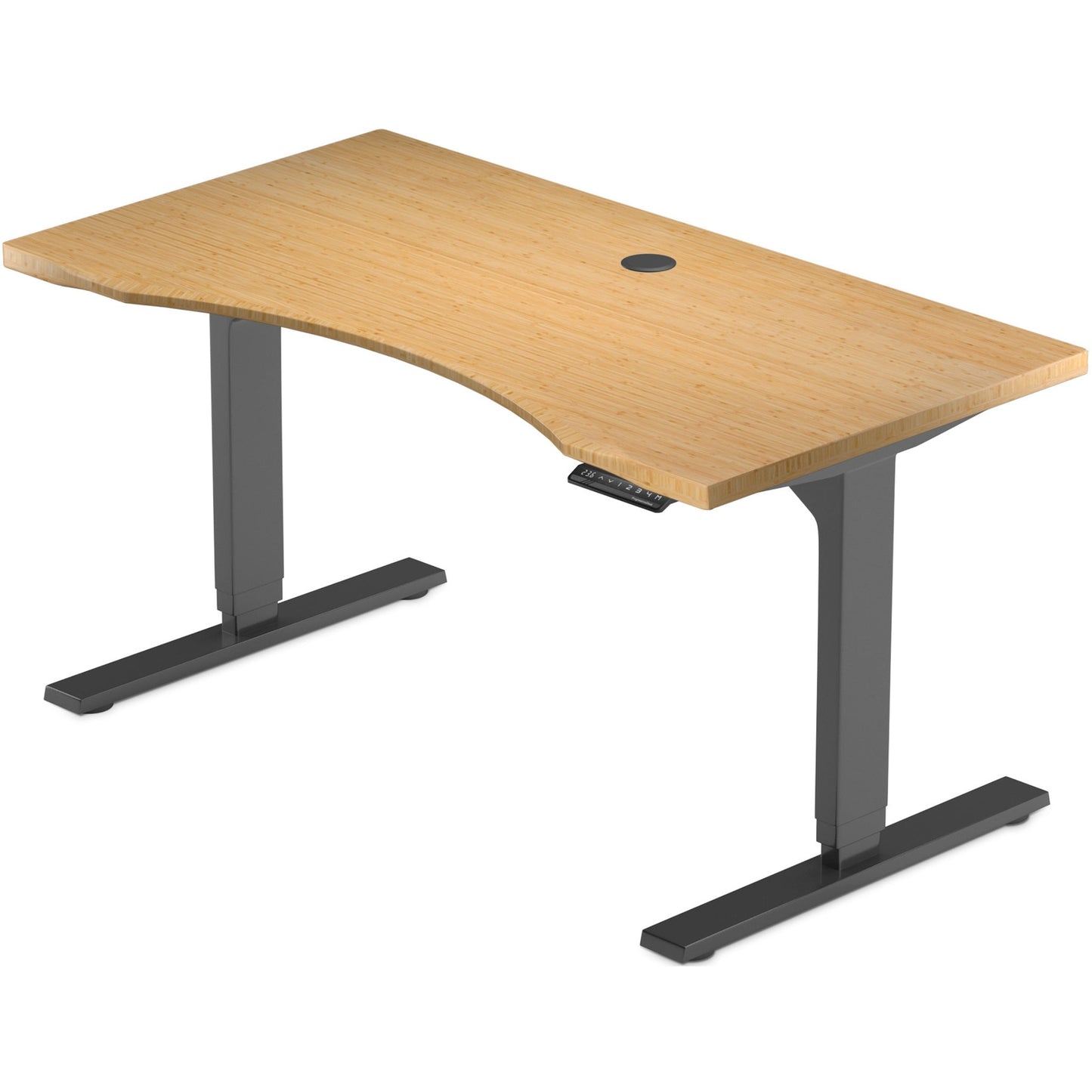 Solo Ryzer Bamboo — The Eco Sit Stand Desk
