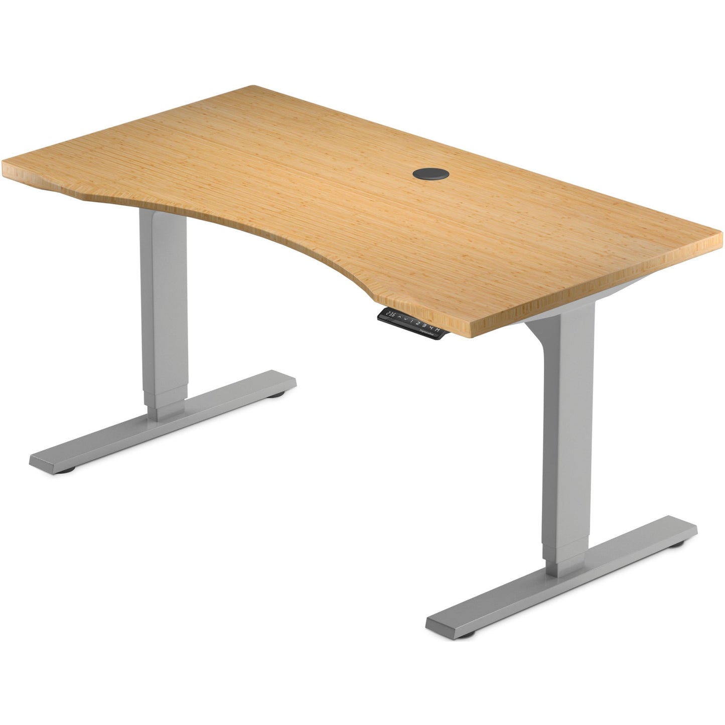 Solo Ryzer Bamboo — The Eco Sit Stand Desk