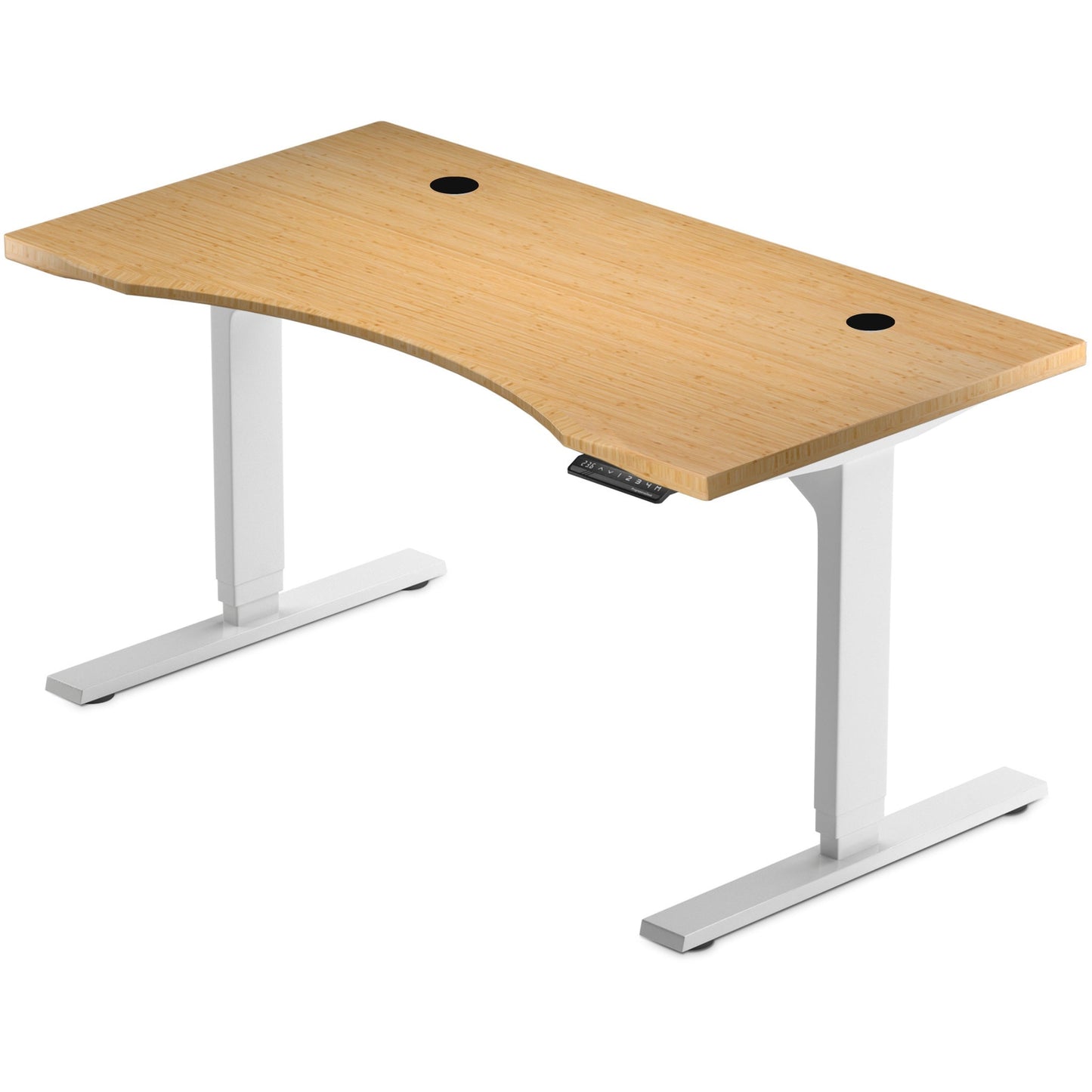 Solo Ryzer Bamboo — The Eco Sit Stand Desk