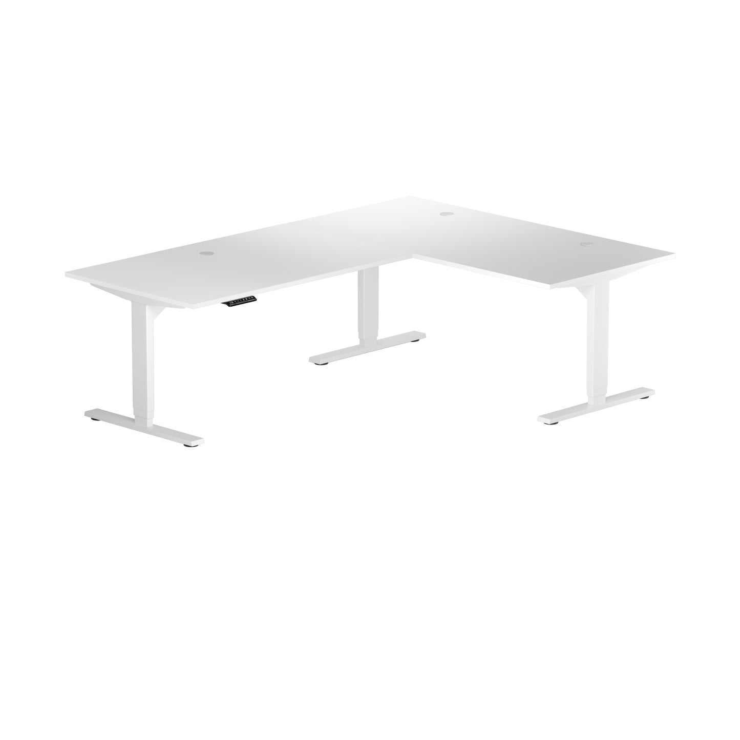 Corner Ryzer Standing Desk 75”x55” White