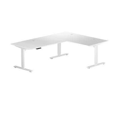 Corner Ryzer Standing Desk 75”x55” White