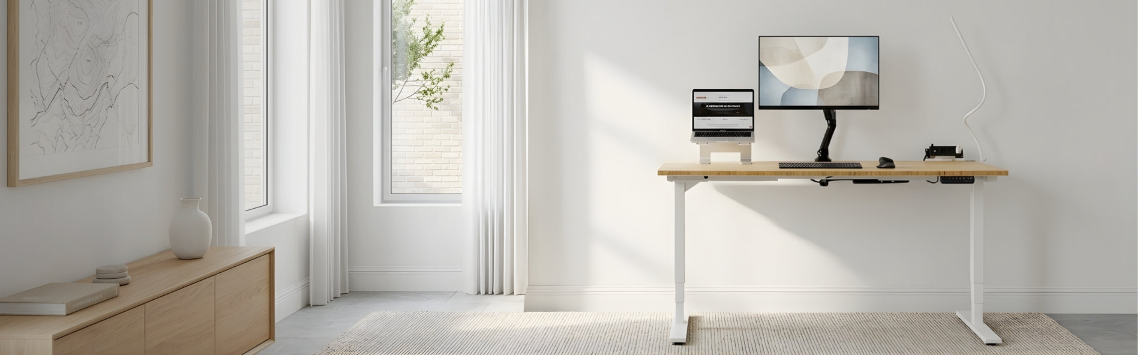 Electric Sit-Stand Desks - Dual-Motor, 4 Tabletop Options