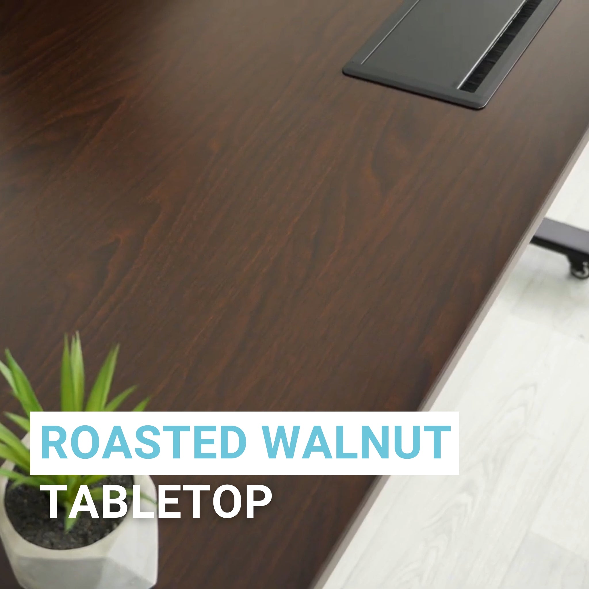 Roasted Walnut Table Top for Desk – Progressive Desk