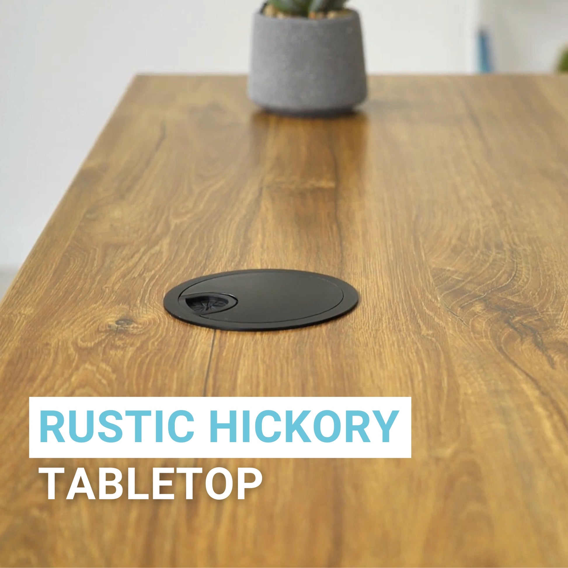 Hickory & Epoxy Resin Table