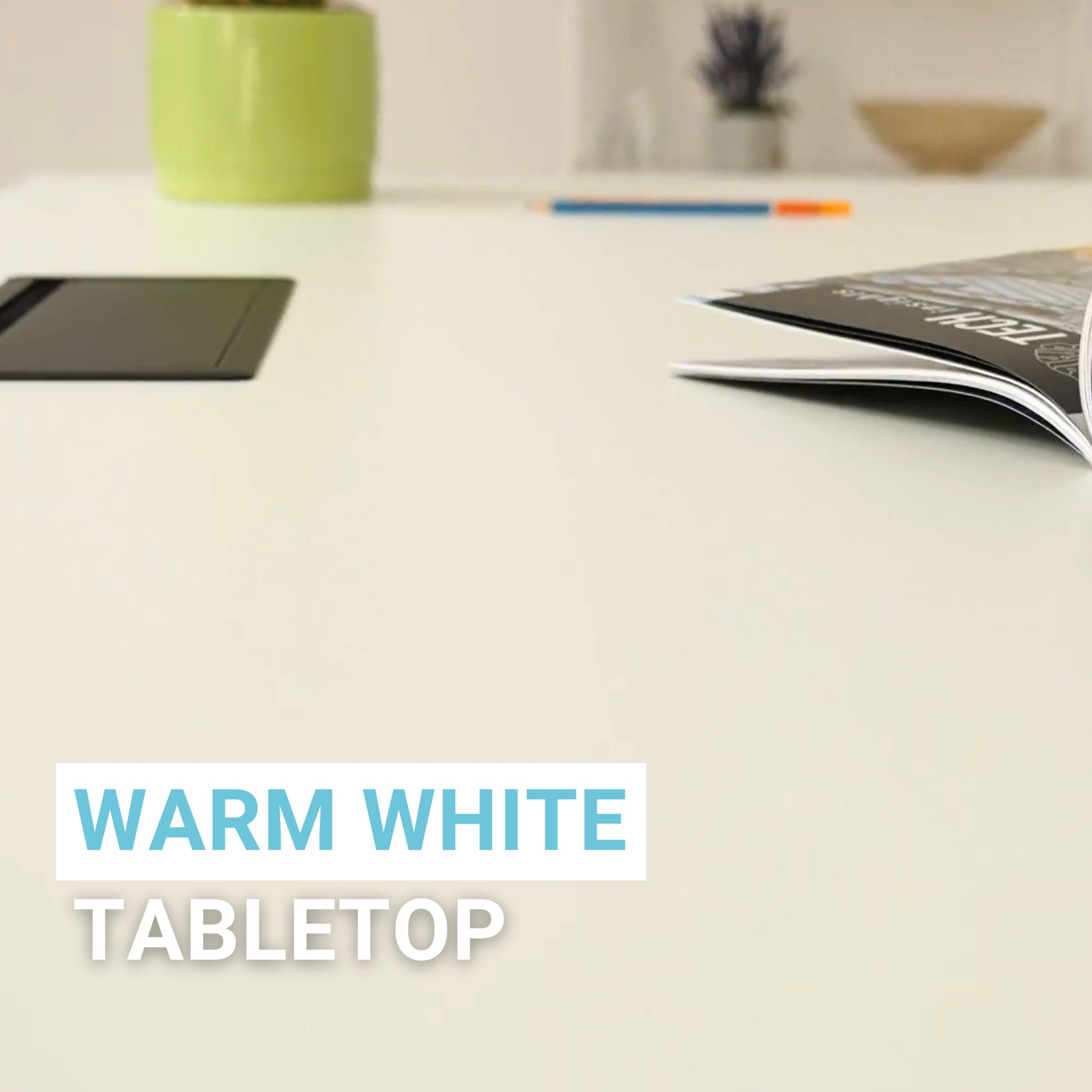 Warm White Table Top for Desk – Progressive Desk