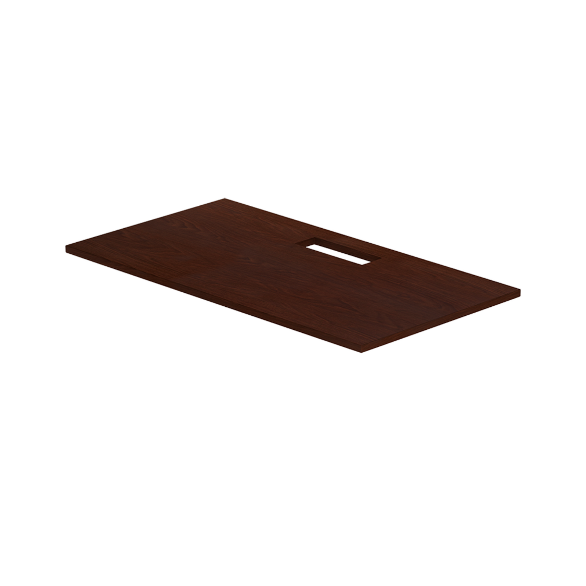 Roasted Walnut Desk Tabletop – Warm Wood Finish – Progressive Desk