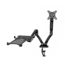 Load image into Gallery viewer, Laptop Mount Monitor Arm Attachment - Black 12