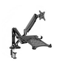 Load image into Gallery viewer, Laptop Mount Monitor Arm Attachment - Black 8